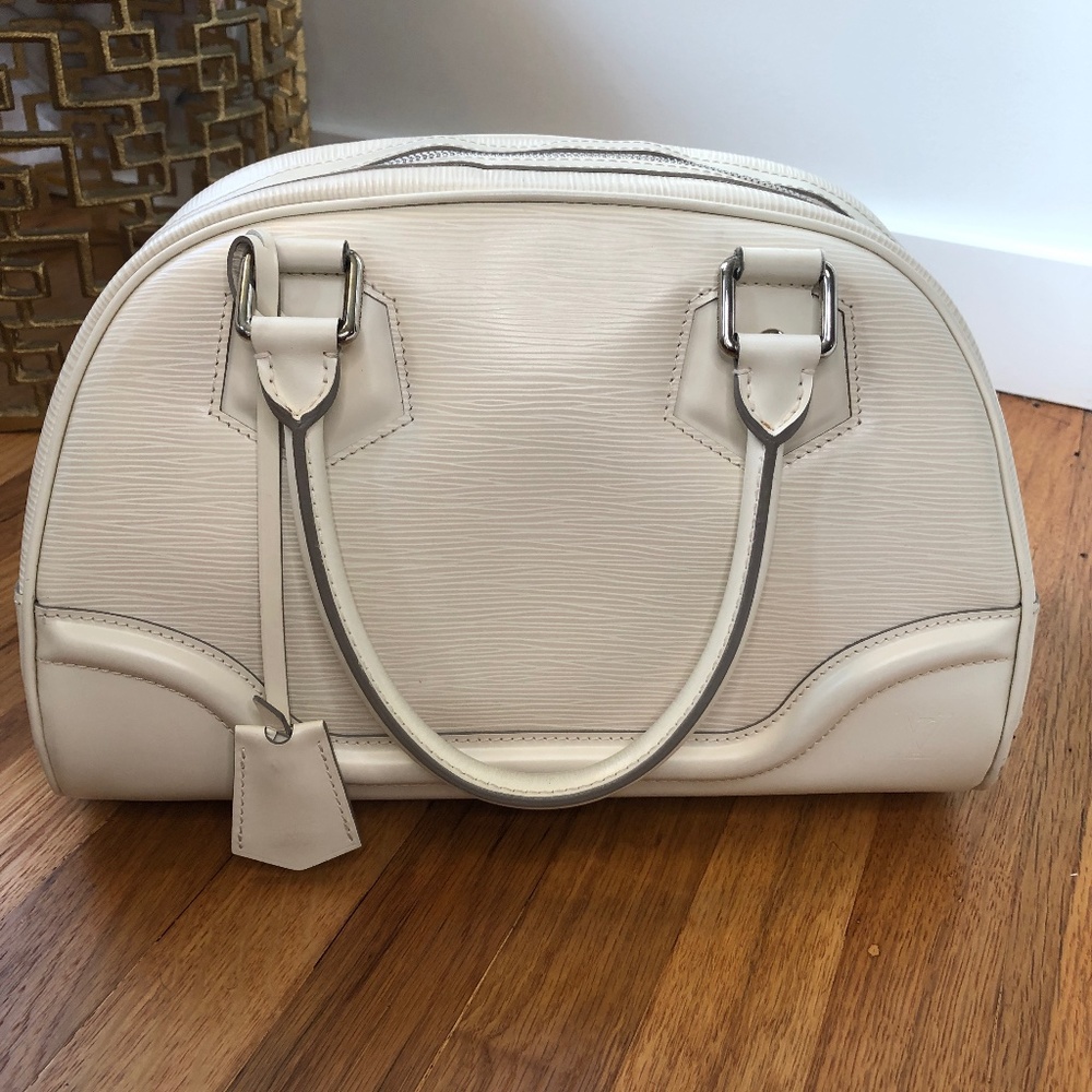 Louis Vuitton Cream Epi Leather Satchel - Picture 2 of 15